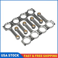 Connecting Rods Set Of 8 5.7 5140 Steel I-beam For Small Block Chevy 350 500hp