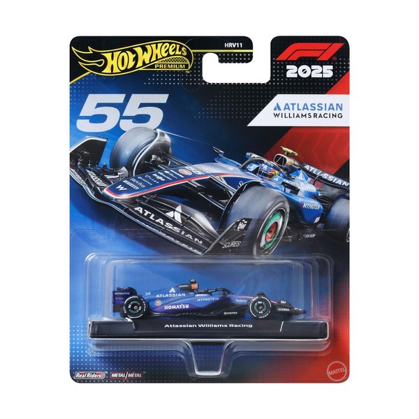 Mattel Hot Wheels Premium F1 Atlassian Williams Racing - Vehicle - Figur - Neu-image