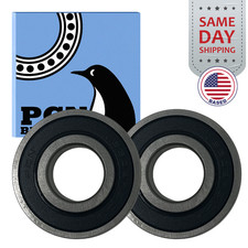  2 6203-2RS Premium Rubber Seal Ball Bearing C3 EMQ, 17x40x12, 6203 2RS 6203rs