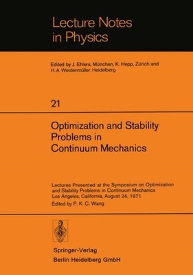 Wang - Optimization and Stability Problems in Continuum Mechanics   Le - X555z