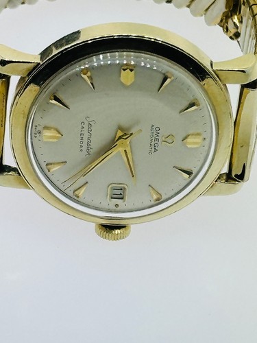 Omega Seamaster Calendar Ref KX6082 Arrowhead Markers 10K Gold Filled Watch 502 - Picture 12 of 24