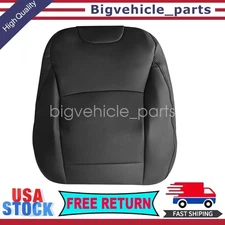 Passenger Side Top Seat Cover Black Perforated Leather For 15-19 Subaru Outback