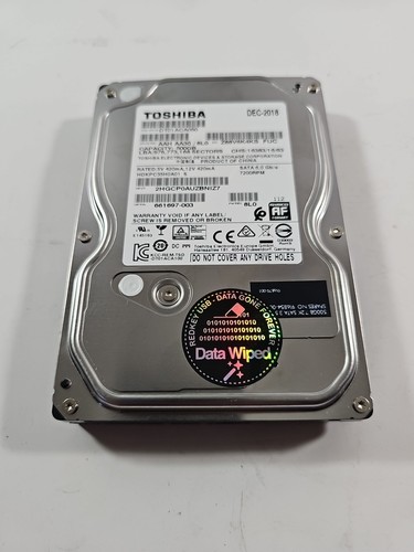 Toshiba DT01ACA050 500GB HDD, 32MB Buffer & 600Mbps SATA III Hard Drive - Afbeelding 4 van 12