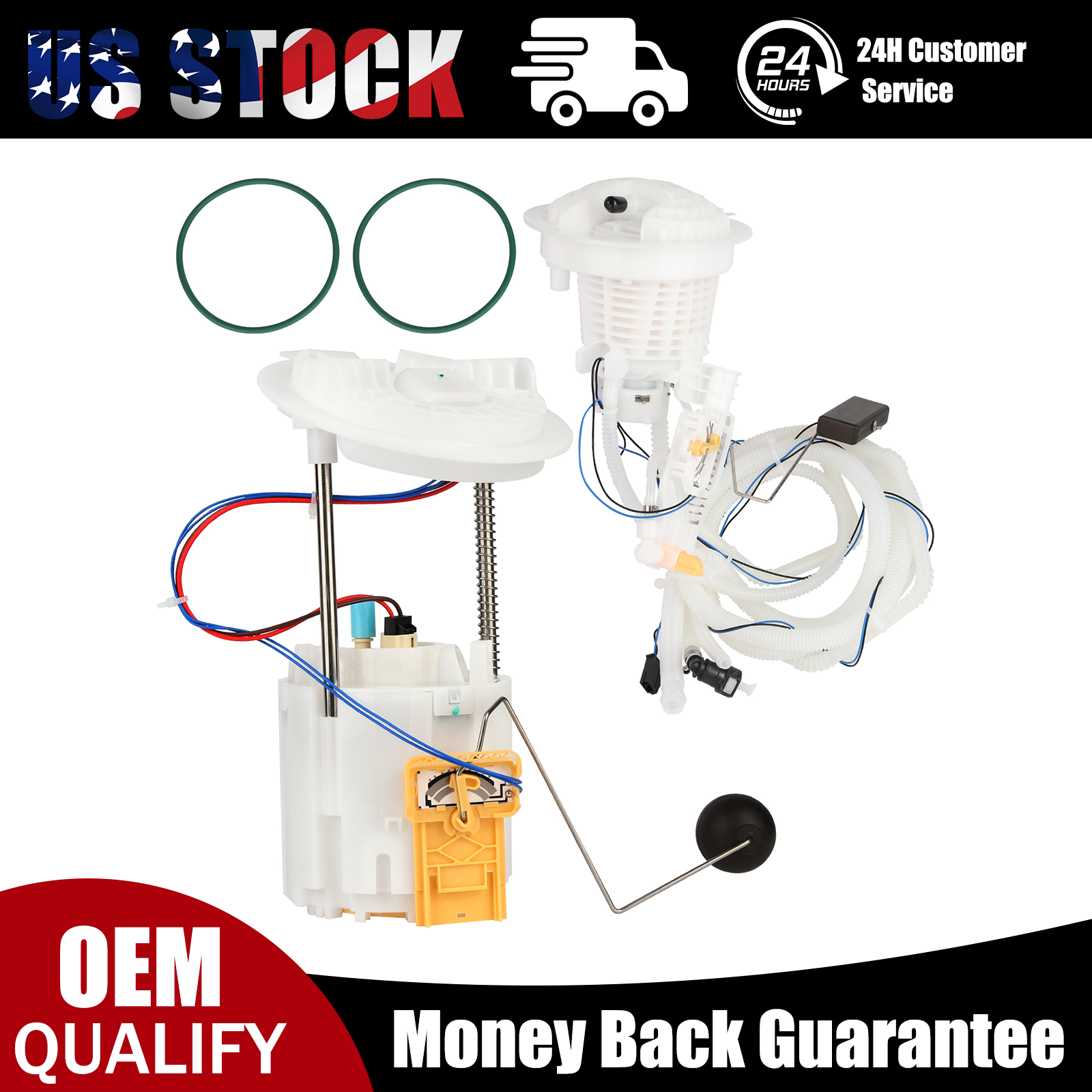 GZGN Fuel Pump Module Assembly w/Sending Unit for Dodge Charger Challenger 2PCS