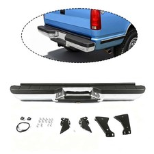 Chrome Steel Rear Bumper For 1988-2000 Chevy Silverado Gmc Sierra Ck 1500 2500 Chrome Steel Rear Bumper For 1988-2000 Chevy Silverado Gmc Sierra Ck 1500 2500