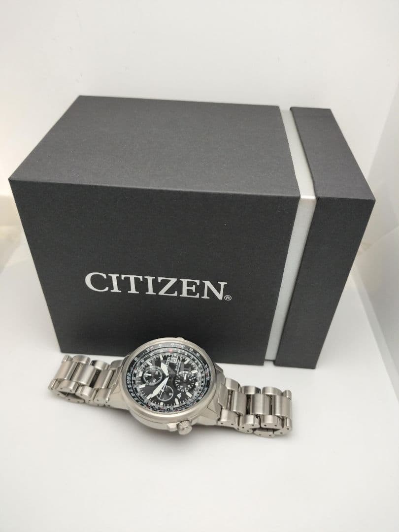 CITIZEN PROMASTER H800 Radio Solar Chronograph 1.61in Case 8.07in Wrist image 2