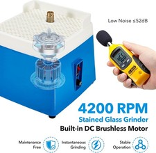 Glass Grinder Crystal Grinder 4200RPM w/ 5/8" Bit Art Grinding Shaping Machine