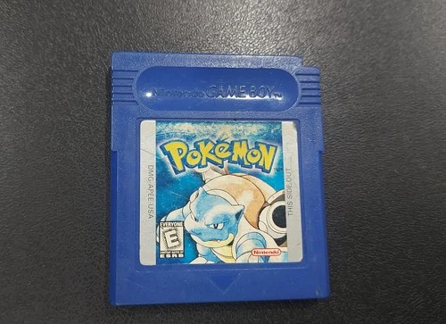 Pokemon Blue Nintendo Gameboy Authentic Cartridge Only - Tested & Save