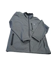 Clam ice armor jacket + Ice Fishing + Charcoal Gray + Polyester - Large # 10280