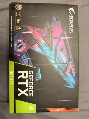 GIGABYTE AORUS GeForce RTX 3070 Ti MASTER 8GB GDDR6X GPU GV GIGABYTE AORUS GeForce RTX 3070 Ti MASTER 8GB GDDR6X GPU GV
