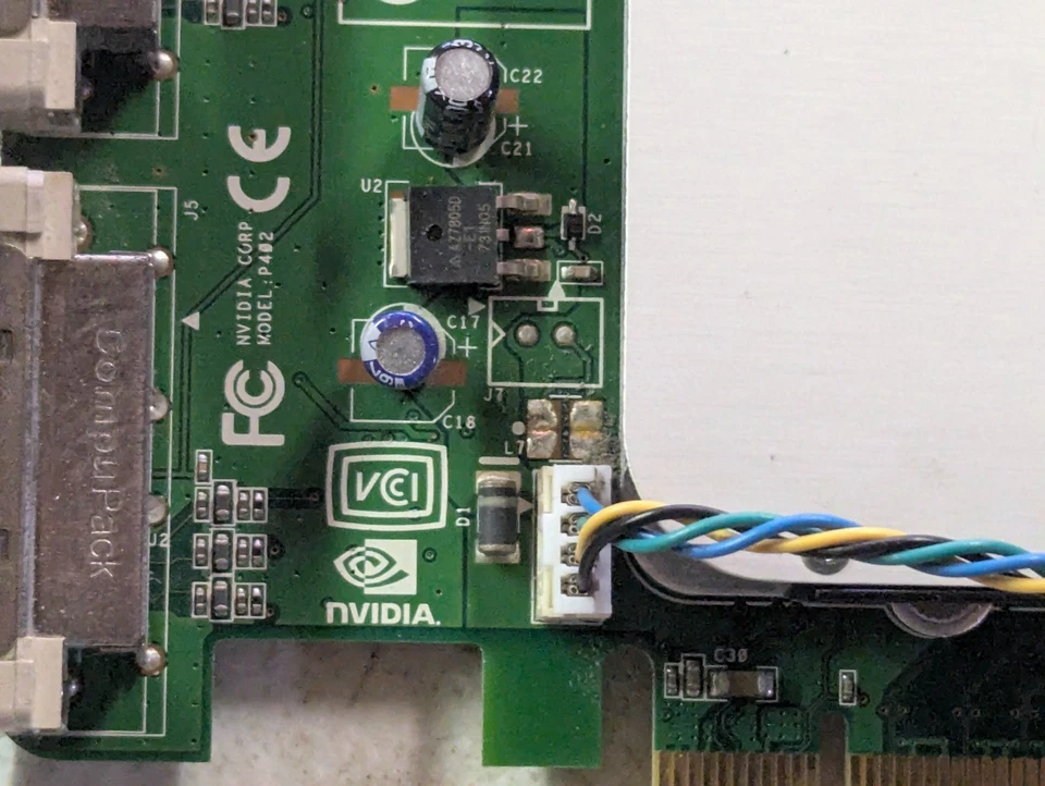 NVIDIA Quadro FX 3450 PCIe 256MB GDDR3 Workstation Graphics Card Dual DVI + S-Vi - Image 2 of 4