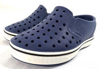 Native Miles Shoes-Regatta Blue, Kid s Size C6