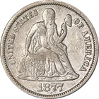 1877-P Seated Liberty Dime