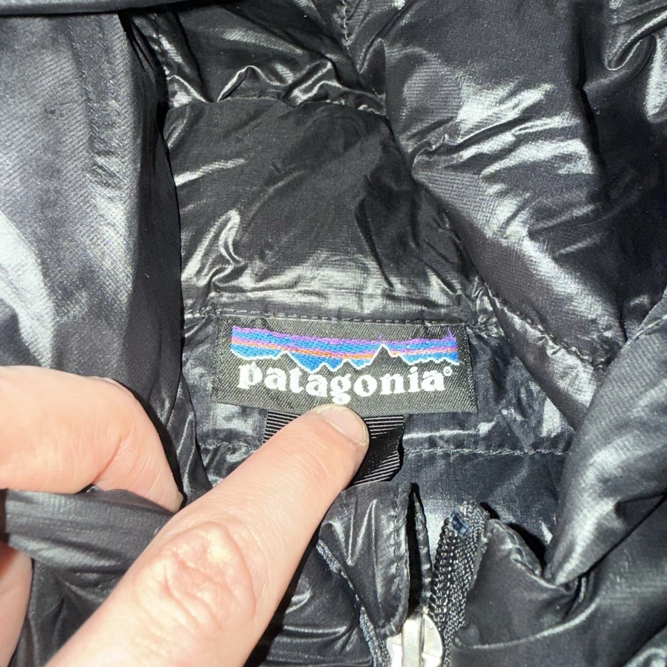 Patagonia Men Small* Down Sweater Puffer Hoody Jacket Coat Full Zip *DESC - Image 3 of 4