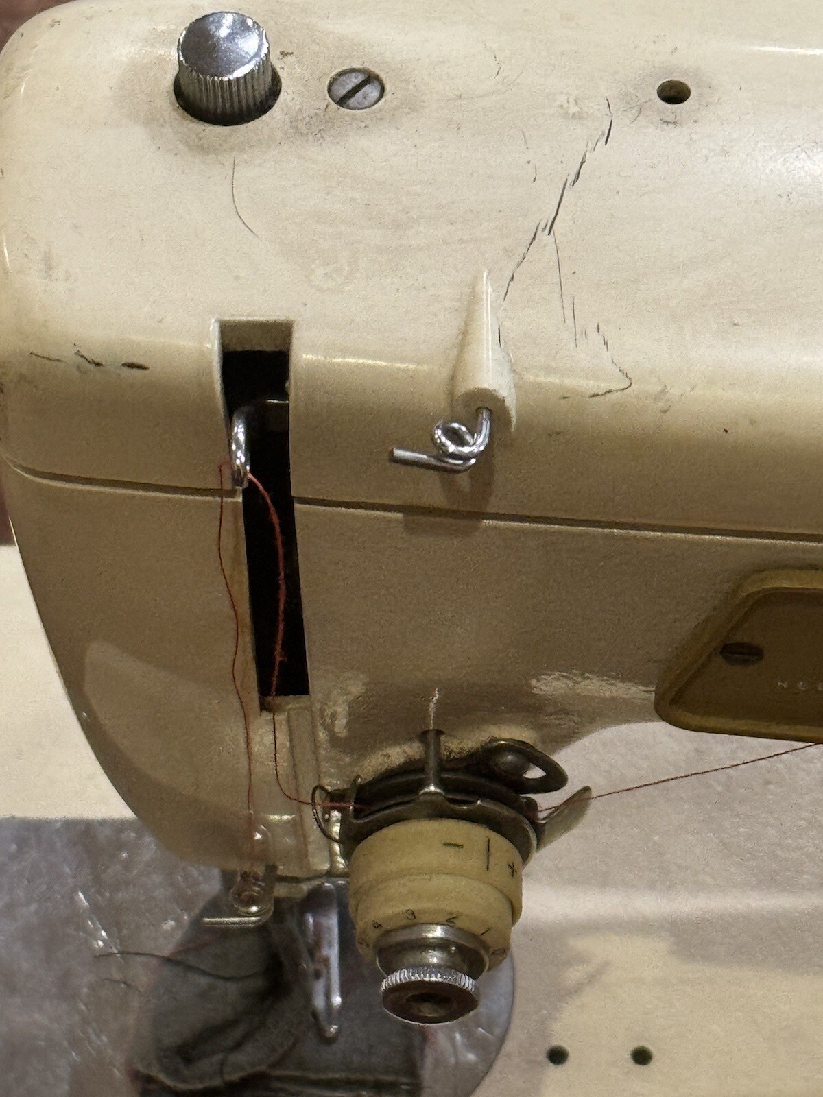 Vintage Singer Sewing Machine Model 237 BZB Zigzag Stitch eBay