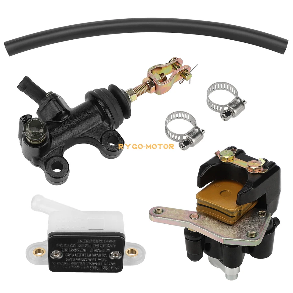 Rear Brake Caliper & Brake Master Cylinder Assy for Honda ATC200X 1983 1984 1985 - Image 4 of 4