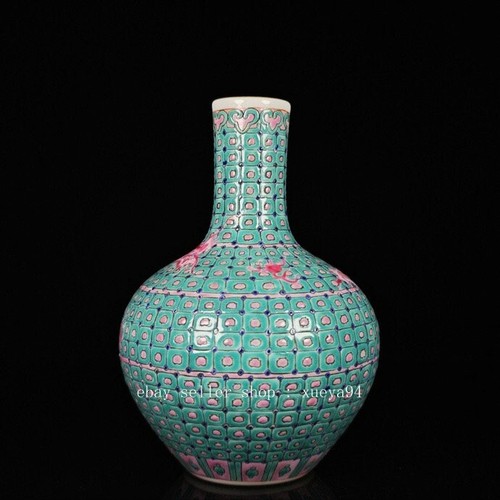 6.5" DaQing Qianlong Marked Famille Rose Porcelain Dragon pattern Bottle Vase - Picture 4 of 9
