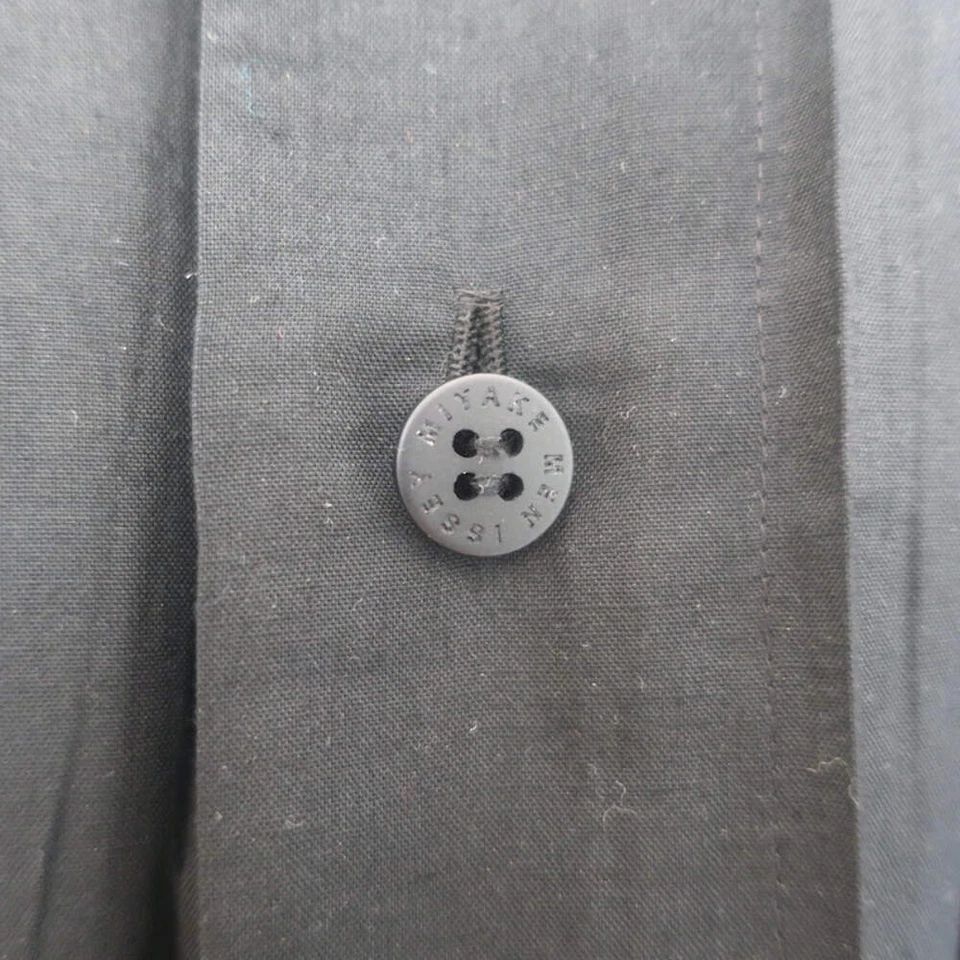 Issey Miyake Homme Plisse длинным рукавом карман рубашка черный полиэстер размер 3 - Изображение 2 из 4