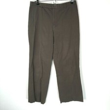 Gap Womens Casual Regular Cropped Stretch Brown Dress Pants Size 12
