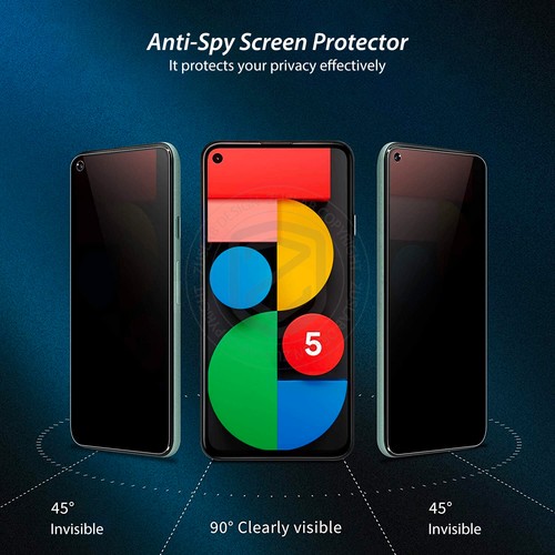 For Google Pixel 9a 9 8 7 6 Pro XL 8a 7a Privacy Tempered Glass Screen Protector - Picture 2 of 28