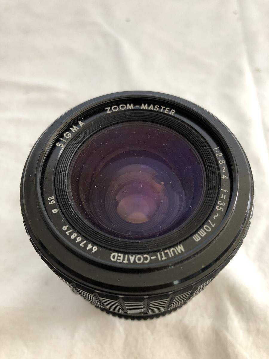 Minolta MD Mount] Sigma Zoom Master Lens 35-70mm f/2.8-f/4 | eBay