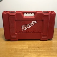 Milwaukee Hammer Drill Tool Box Case Only Red Cordless 21"x12"x4.25" Heavy Duty