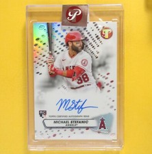 MICHAEL STEFANIC 2023  ROOKIE AUTO. REDEMPTION SLABBED #PA-MS Los Angeles Angels