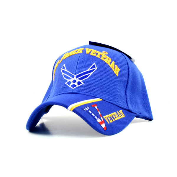 United States Air Force Veteran BIG V Style Hat
