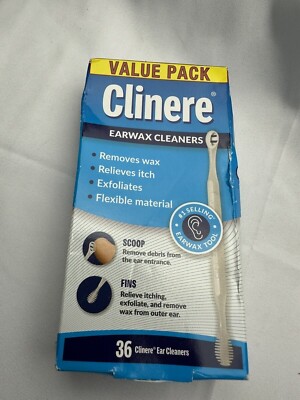 Clinere  Ear Cleaners Club Value Pack, 36 Count Earwax Remover Tool Safely and