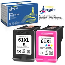 61 XL Black Color Ink Cartridge for HP 61 ENVY 4500 4501 4502 4505 5530 5535 lot