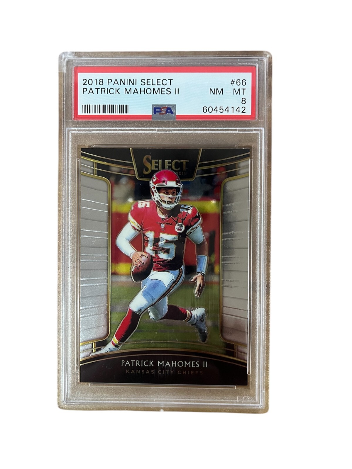 2018 PANINI SELECT PATRICK MAHOMES II #66 KANSAS CITY CHIEFS PSA 8  🔥🏈 Year 2