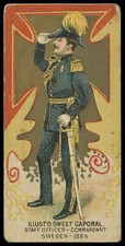 Kinney - 'Military Series (N224)' (1890) - #574 - Foreign Types - Sweden - St...