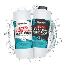 Promise Epoxy - 64 Oz Fast Cure Deep Pour Resin Kit