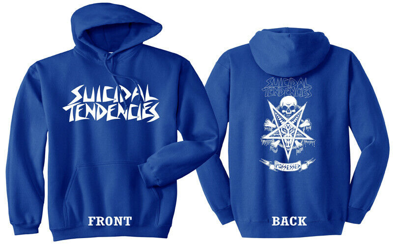 SUICIDAL TENDENCIES Official POSSESSED Hoodie Punk Metal SUICIDAL TENDENCIES Official POSSESSED Hoodie Punk Metal