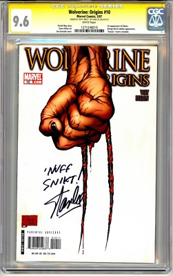WOLVERINE: ORIGINS #10 CGC SS 9.6 STAN LEE SIGNED INSCRIBED