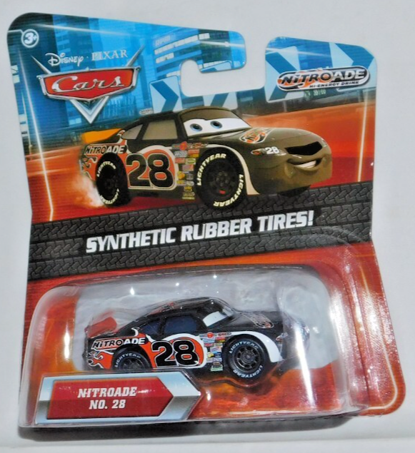 DISNEY PIXAR CARS KMART DAY NITROADE #28 SYNTHETIC RUBBER TIRES | eBay