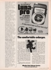 Gossen - Luna-Pro Exposure Meter - Original Magazine Ad - 1976