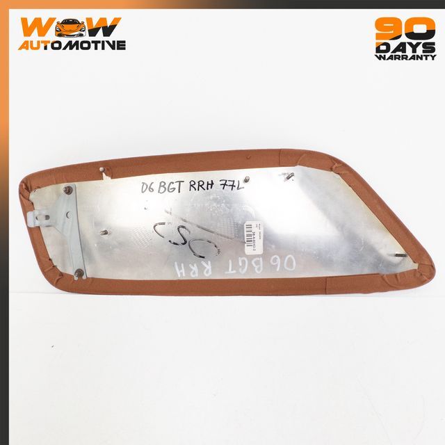 04-11 BENTLEY CONTINENTAL GT GTC REAR RIGHT PASSENGER SIDE DOOR PANEL TRIM OEM