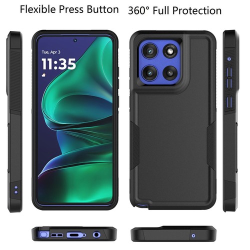 For Motorola Moto G Stylus 5G 2025 Case Phone Heavy Duty Cover + Tempered Glass - Picture 7 of 60
