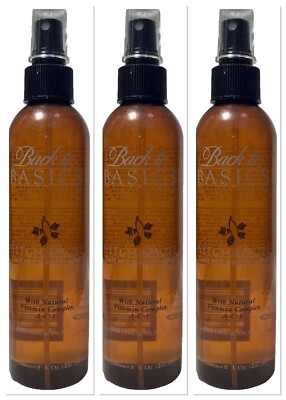 3 Back To Basics Witch Hazel Firm Hold Hair Spray  8 oz ea  (985)