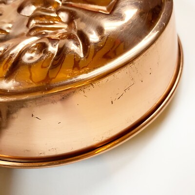 Vintage Copper Moon And Stars Celestial Copper Baking Mold ODI