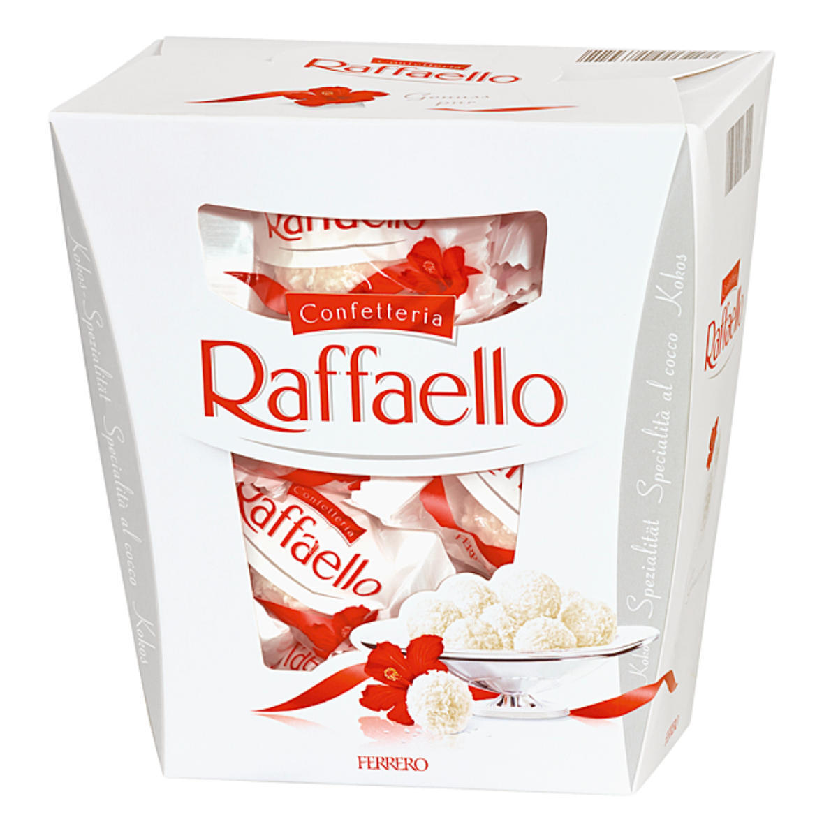 Raffaello De Coco Crema de Leche Y Queso Almendra Individualmente Embalado