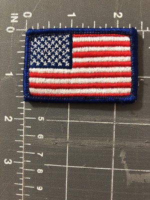 Vintage BSA Boy Scouts of America USA Flaggenpatch Mit Blauem Rand Uniform