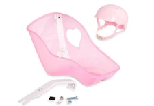 OUR GENERATION CARRY ME BICYCLE SEAT FOR 18" DOLLS, PINK *DM