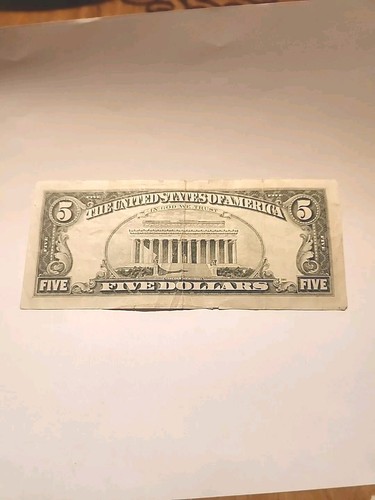 1985 5 dollar bill - Picture 6 of 8