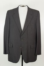 Lanvin Paris For Neiman Marcus Mens 42r Charcoal Blazer Jacket Sport Coat