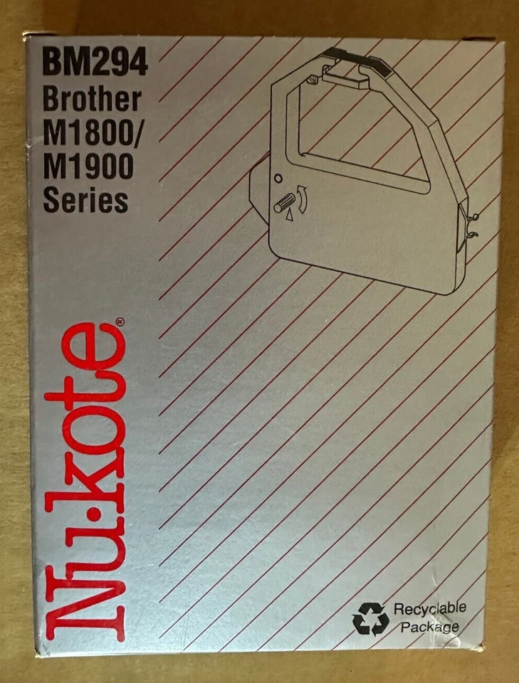 LOT: Nu-Kote BM229 & BM294 Black Matrix Inked Nylon Ribbon for Fujitsu & Brother - Image 3 of 3