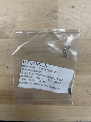 ITT Cannon D20419-95 D-Sub Connector Male Screwlocks | eBay