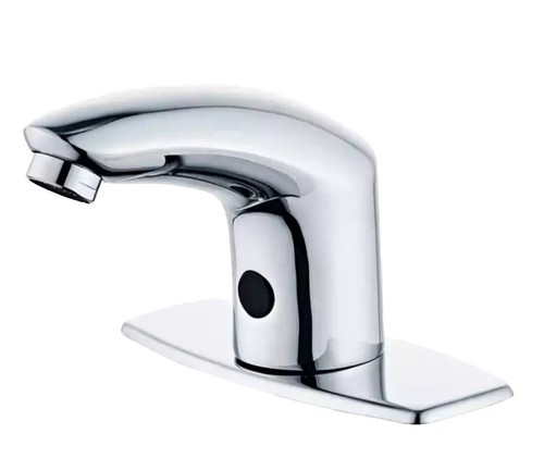 Jado Bathroom Faucet Polished Chrome Single Hole Vessel Display