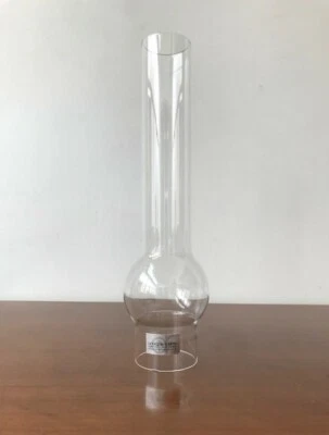 Tube Abat-Jour Lumière À Pétrole Céramique Et Cloche Verre Huile Diamètre Base - Photo 1/2